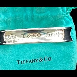 Tiffany & Co 1837 Sterling Silver Cuff Bracelet